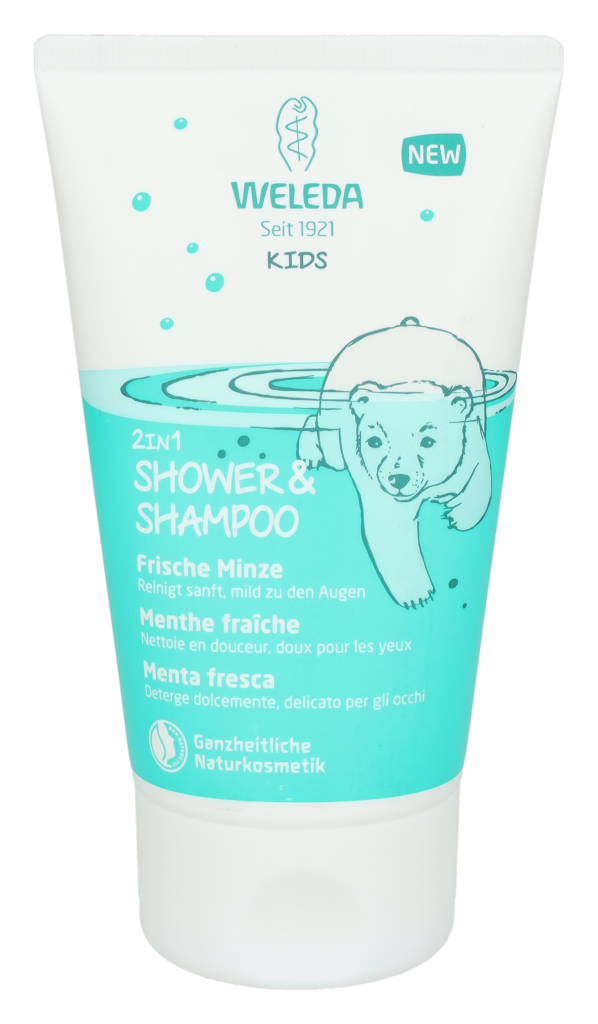 Weleda Kids 2in1 Shower & Shampoo Fresh Mint 150 ml