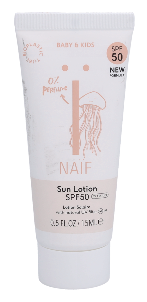 Naif Sunscreen Lotion For Baby & Kids SPF50 15 ml