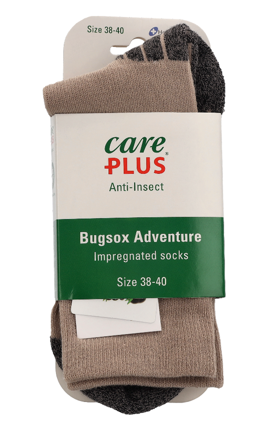 Care Plus Bugsox Adventure - Khaki - Size 38-40 1 Piece