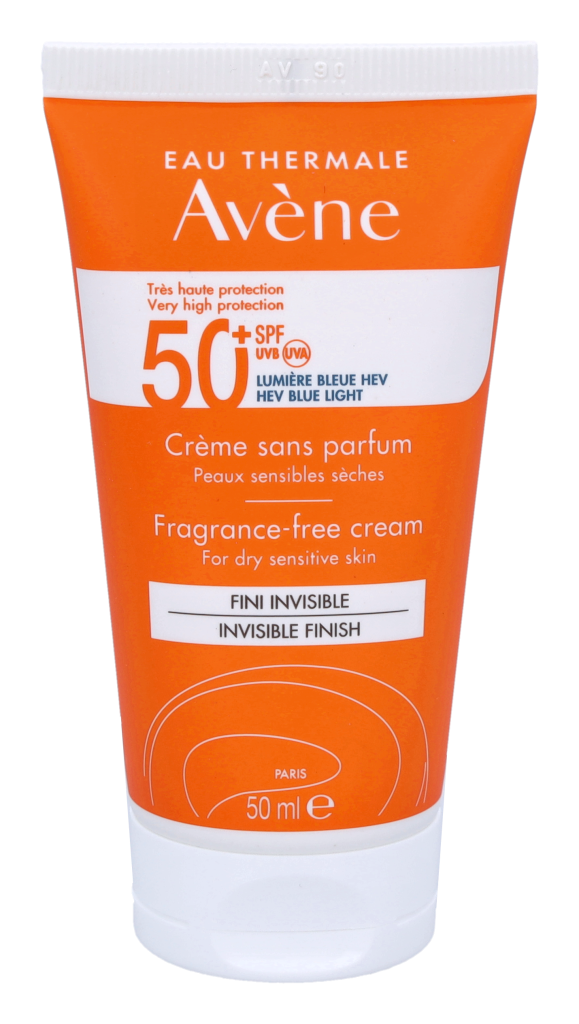 Avene High Protection Unscented Cream SPF50+ 50 ml