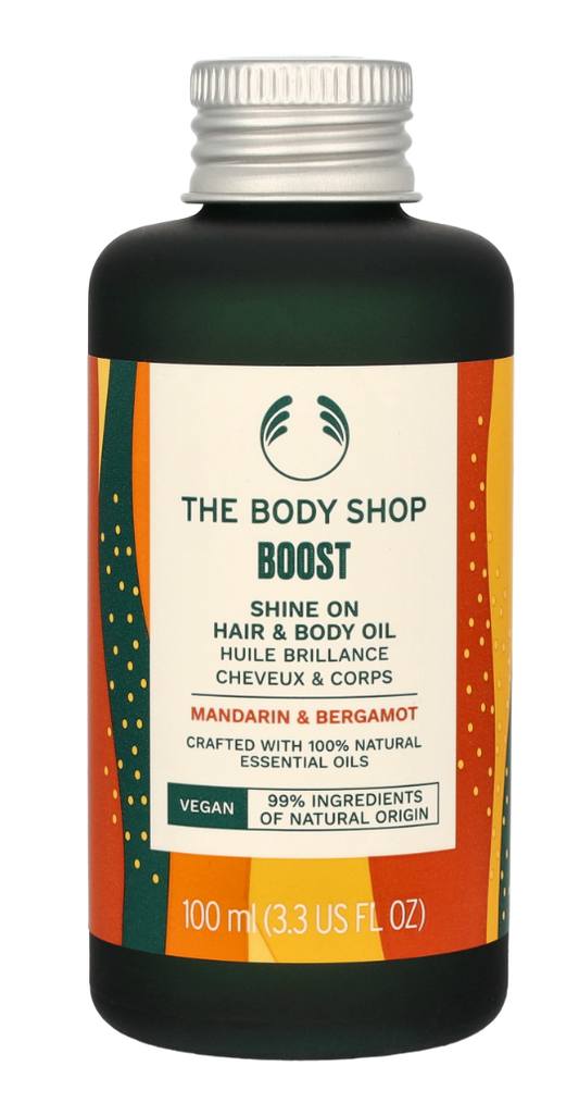 The Body Shop Boost Shine On Hair & Body Oil 100 ml