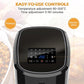 Euary Airfryer 7,5L XXL 1700W med 12 Programmer