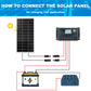 Nicesolar 200 W Solar System Autocamper Komplet Sæt 100 W Solpanel 12 V