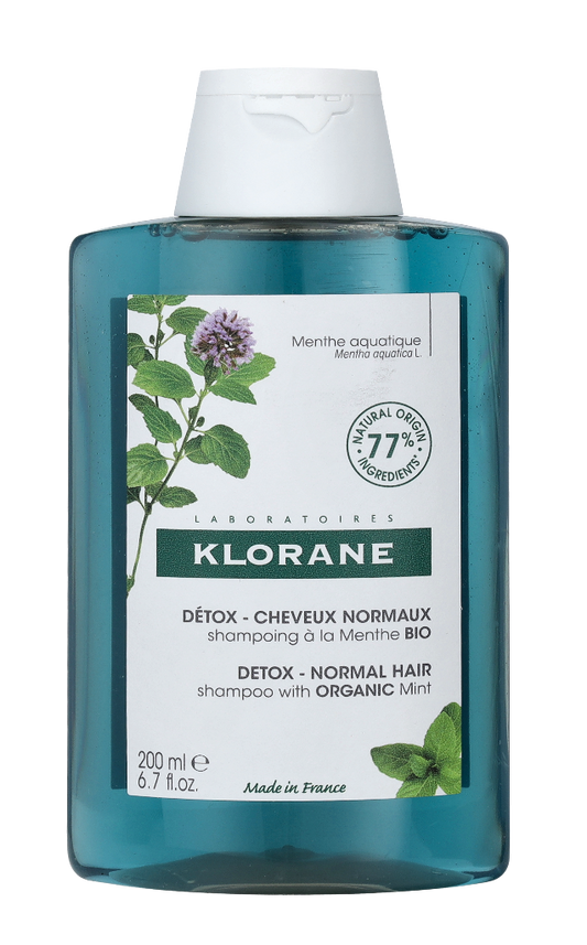 Klorane Detox Shampoo With Organic Mint 200 ml