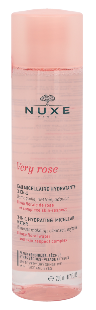 Nuxe Very Rose 3-In-1 Hydrating Micellar Water 200 ml