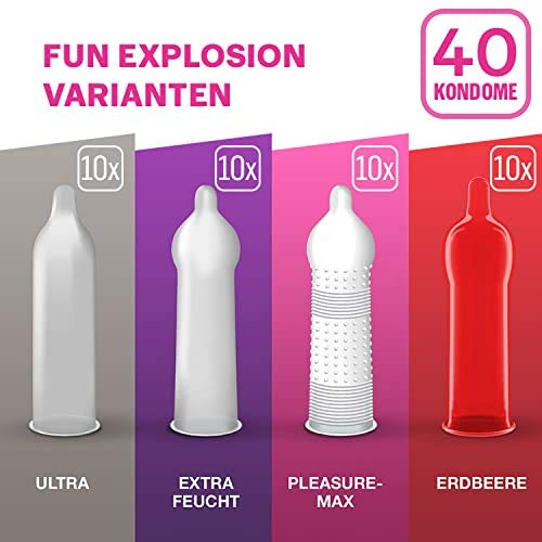 Durex Fun Explosion Kondomer i stylish Box