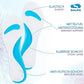 Indlægssåler til højhælede sko Soft Gel 3/4 indlægssåler Pumps Gel Cushion Relief for Heel Spurs Skoindlæg til kvinder
