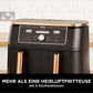 Ninja Foodi MAX 2-Zone Hot Air Fryer, Airfryer, 9,5L og 2 rum