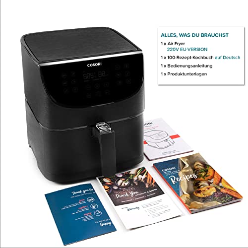 COSORI 5,5L XXL Air fryer med LED-touchscreen og 11 programmer