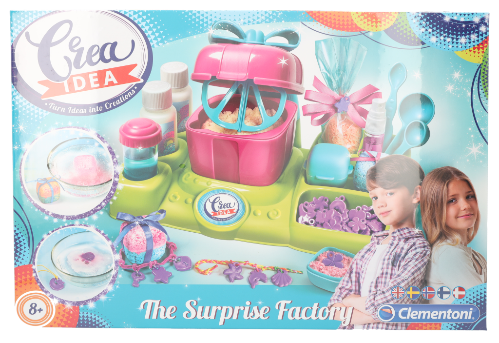 Clementoni Crea Idea The Surprise Factory Bath Fizzer Making 1 stuk