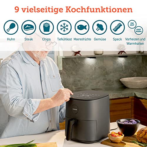 COSORI 4,7 liter energibesparende 9-i-1 Air fryer