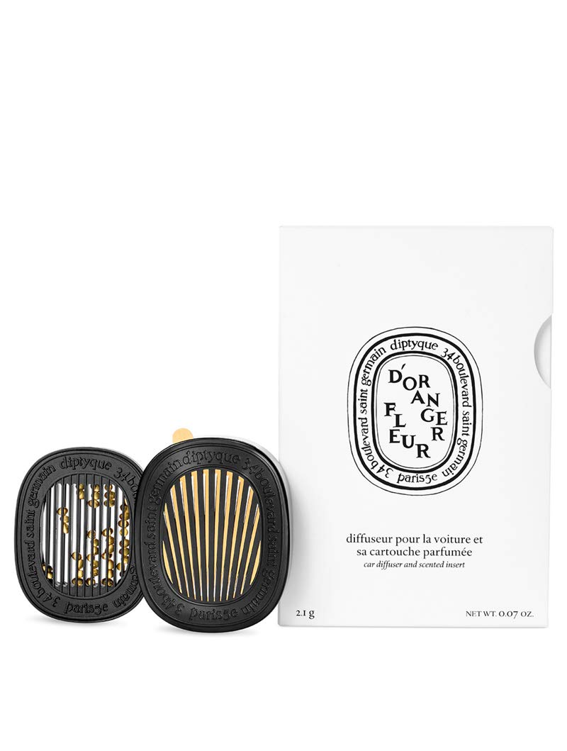 Diptyque Car Diffuser With Fleur D'Oranger Insert 2.1 gr