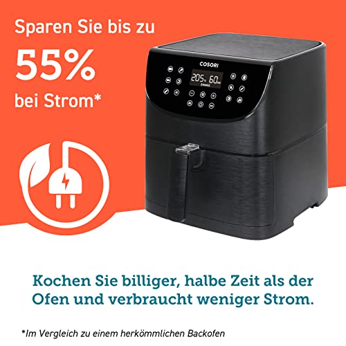 COSORI 5,5L XXL Air fryer med LED-touchscreen og 11 programmer