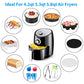 Air fryer xxl tilbehør med ialt 14 stk Airfryer til Princess Ninja Philips Tefal 4,5L 5,2L 5,5L XL airfryer