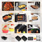 Vusddy 10-delt Dual Zone Hot Air Fryer tilbehør til Ninja Foodi Dobbeltkammer Airfryer Accessories XL sæt 7.6L-9.5L