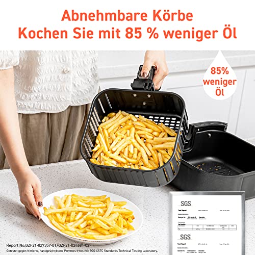 COSORI 5,5L XXL Air fryer med LED-touchscreen og 11 programmer