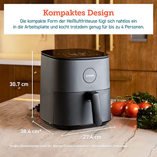 COSORI 4,7 liter energibesparende 9-i-1 Air fryer