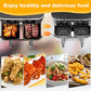 Pipihome Silikone pot til Ninjas Dual Air Fryer