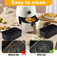Pipihome Silikone pot til Ninjas Dual Air Fryer