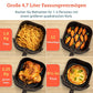 COSORI 4,7 liter energibesparende 9-i-1 Air fryer