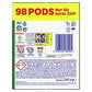 Ariel Detergent All-in-1 Pods vaskemiddel til farvet tøj 98 stk