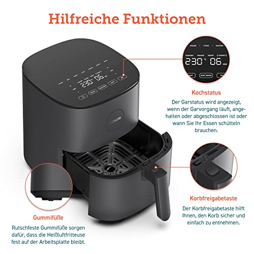 COSORI 4,7 liter energibesparende 9-i-1 Air fryer