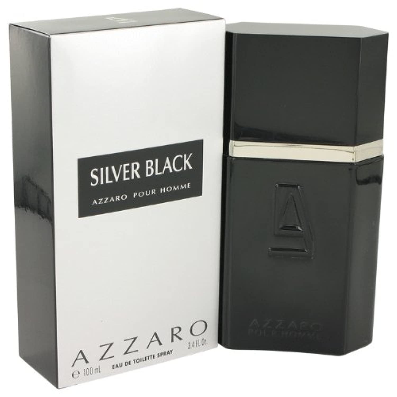 Azzaro Silver Black Edt Spray Pour Homme 100 ml