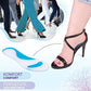 Indlægssåler til højhælede sko Soft Gel 3/4 indlægssåler Pumps Gel Cushion Relief for Heel Spurs Skoindlæg til kvinder