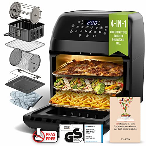 Stillstern 12L Air Fryer XXL med LED-touchscreen og 12 programmer