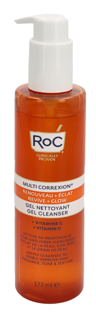 ROC Multi Correxion Revive & Glow Vitamin C Gel Cleanser 177 ml