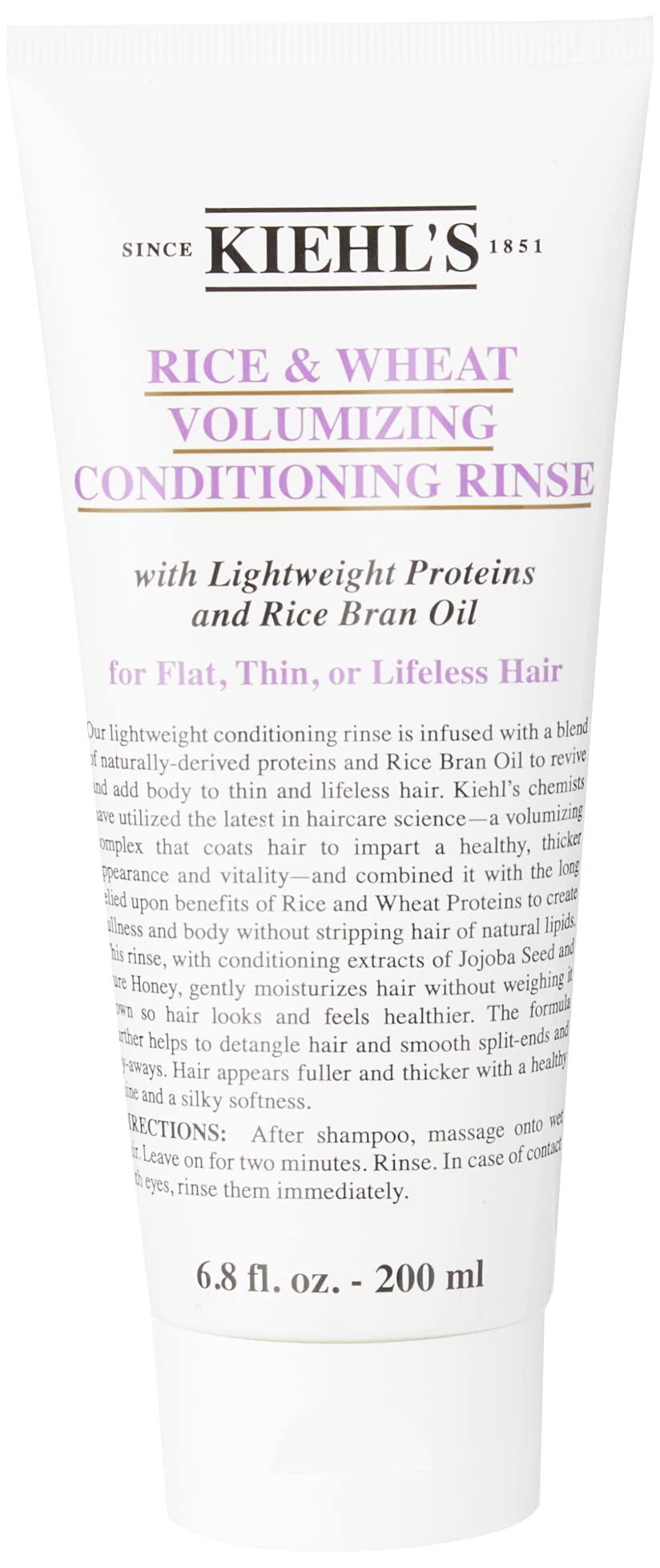 Kiehl's Rice & Wheat Volumizing Conditioning Rinse 200 ml