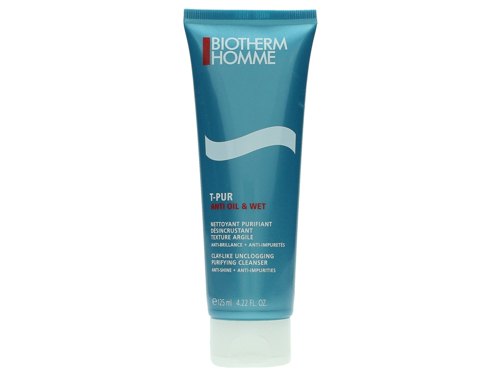 Biotherm Homme T-Pur Anti Oil & Shine Cleanser 125 ml