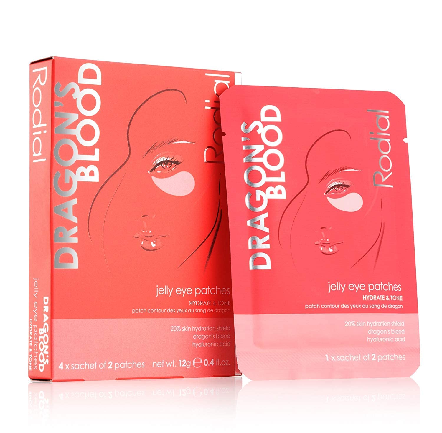 Rodial Dragon's Blood Jelly Eye Patche Set 12 gr