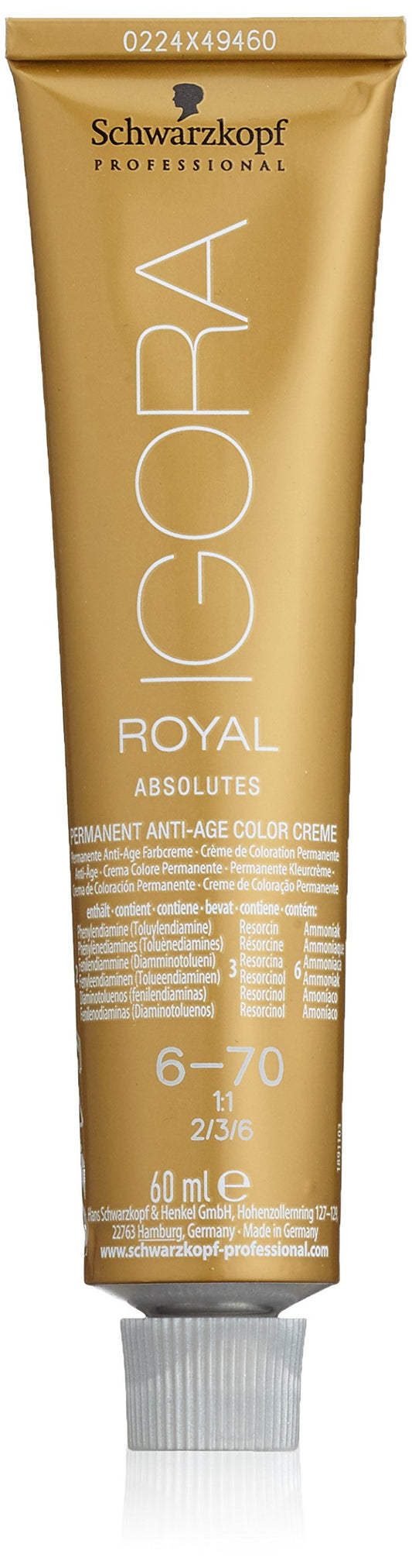 Igora Absolutes Permanent Color Creme 60 ml