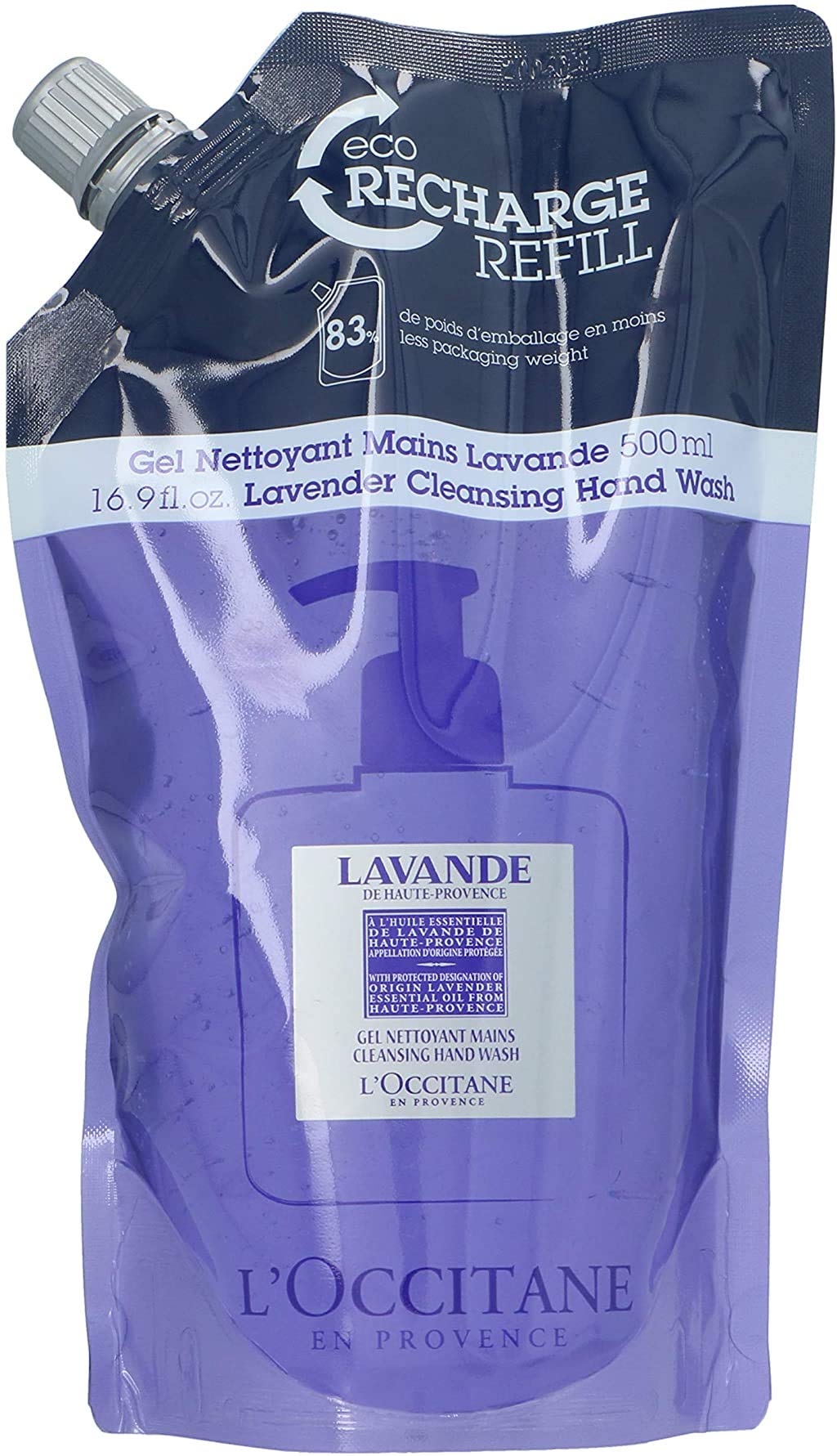 L'Occitane Cleansing Hand Wash - Lavender Refill 500 ml