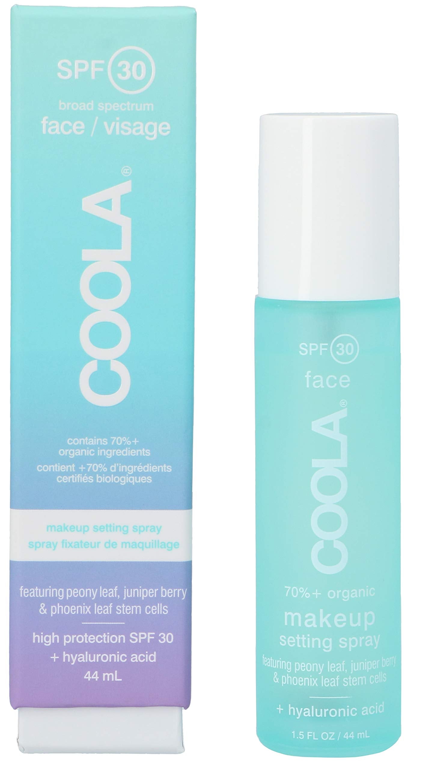 Coola Face Makeup Setting Spray SPF30 44 ml