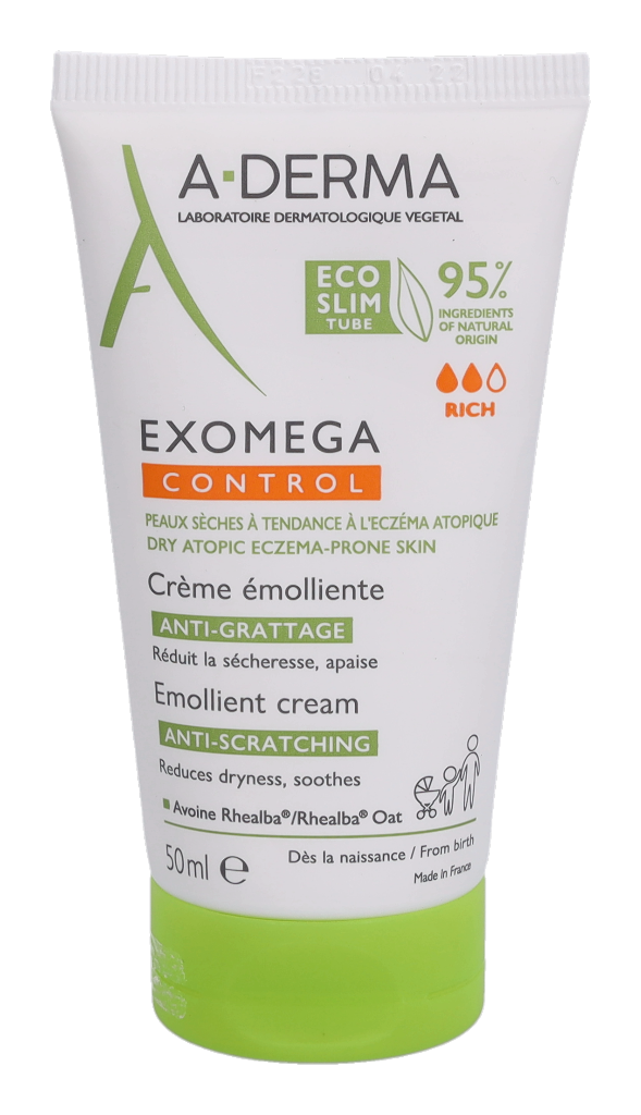 A-Derma Exomega Control Emolient Cream 50 ml