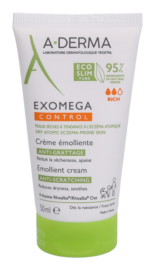 A-Derma Exomega Control Emolient Cream 50 ml