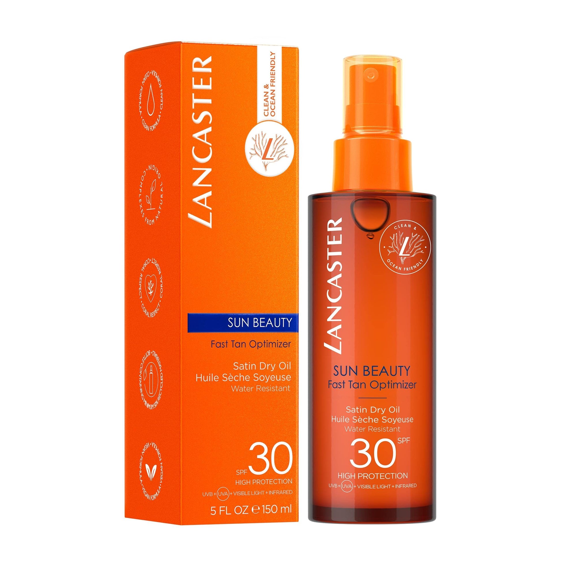 Lancaster Sun Beauty Satin Dry Oil SPF30 150 ml