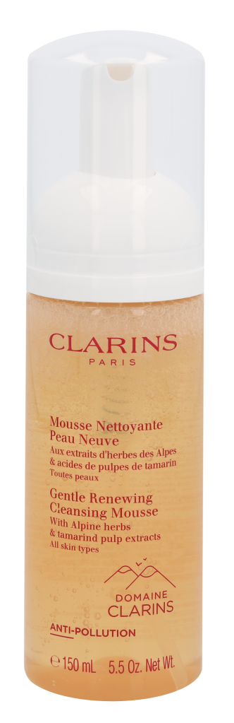 Clarins Gentle Renewing Cleansing Mousse w/Pump 150 ml