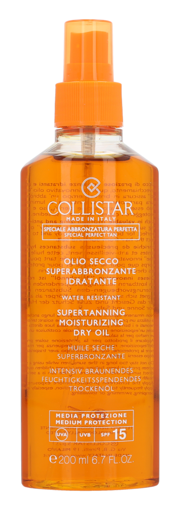 Collistar Supertanning Dry Oil SPF 15 200 ml